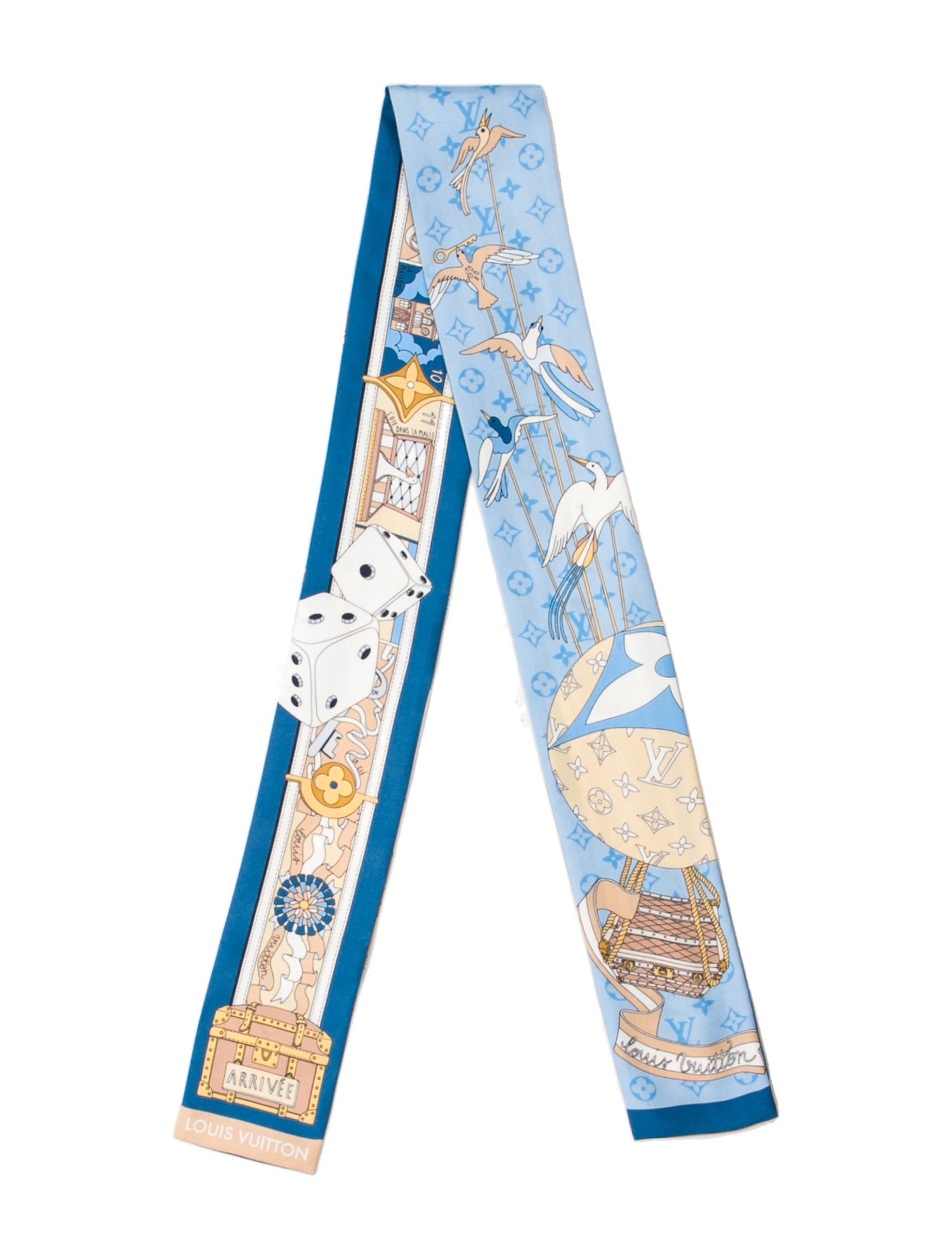 Louis Vuitton 'Journey' Silk Scarf