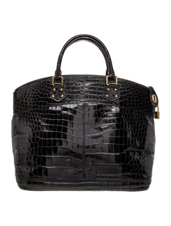Louis Vuitton Crocodile Lockit MM