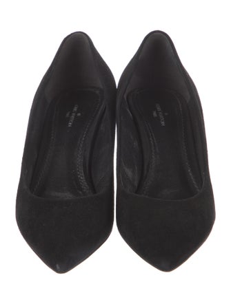 Louis Vuitton LV Monogram Suede Pumps