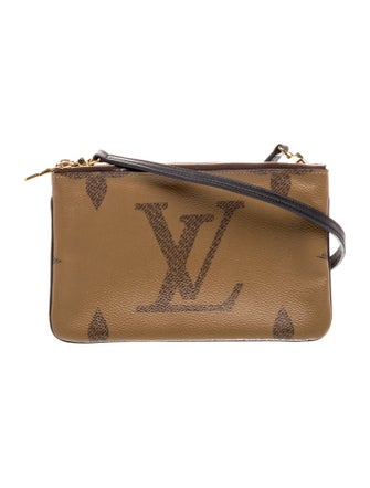 Louis Vuitton LV Monogram Double Zip Pochette