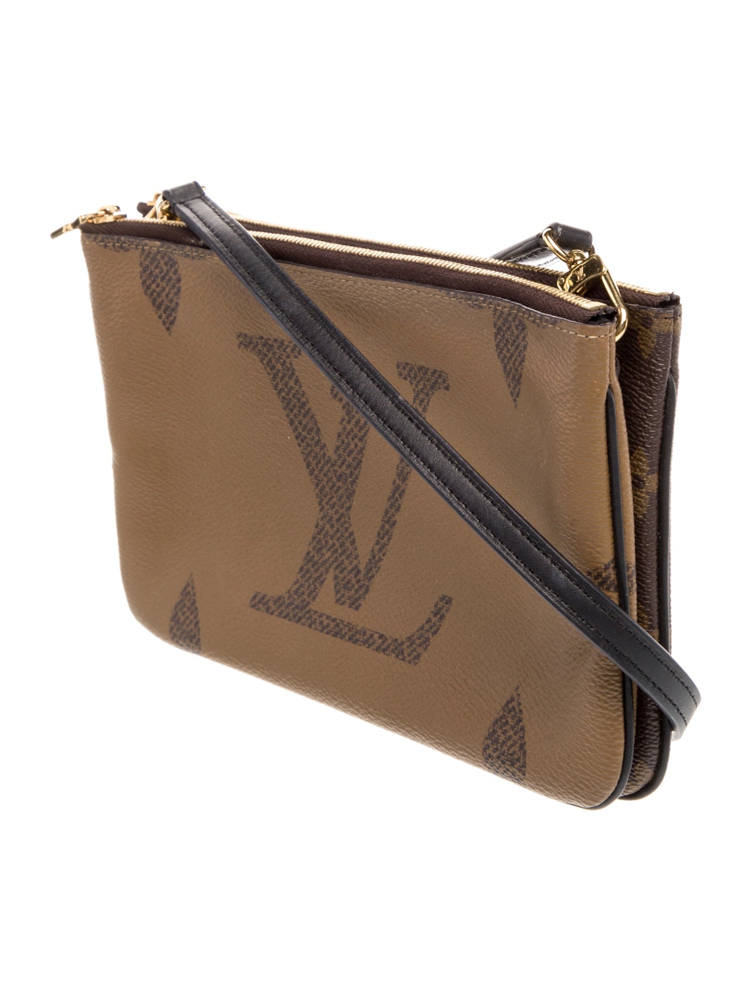 Louis Vuitton LV Monogram Double Zip Pochette