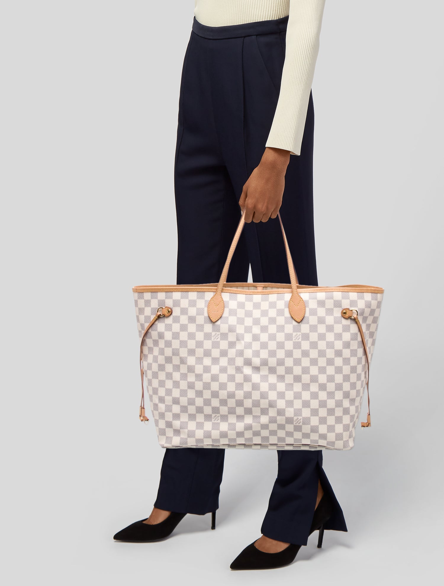 Louis Vuitton Damier Azur Neverfull w/Pouch GM