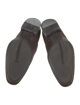 Louis Vuitton Suede Derby Shoes