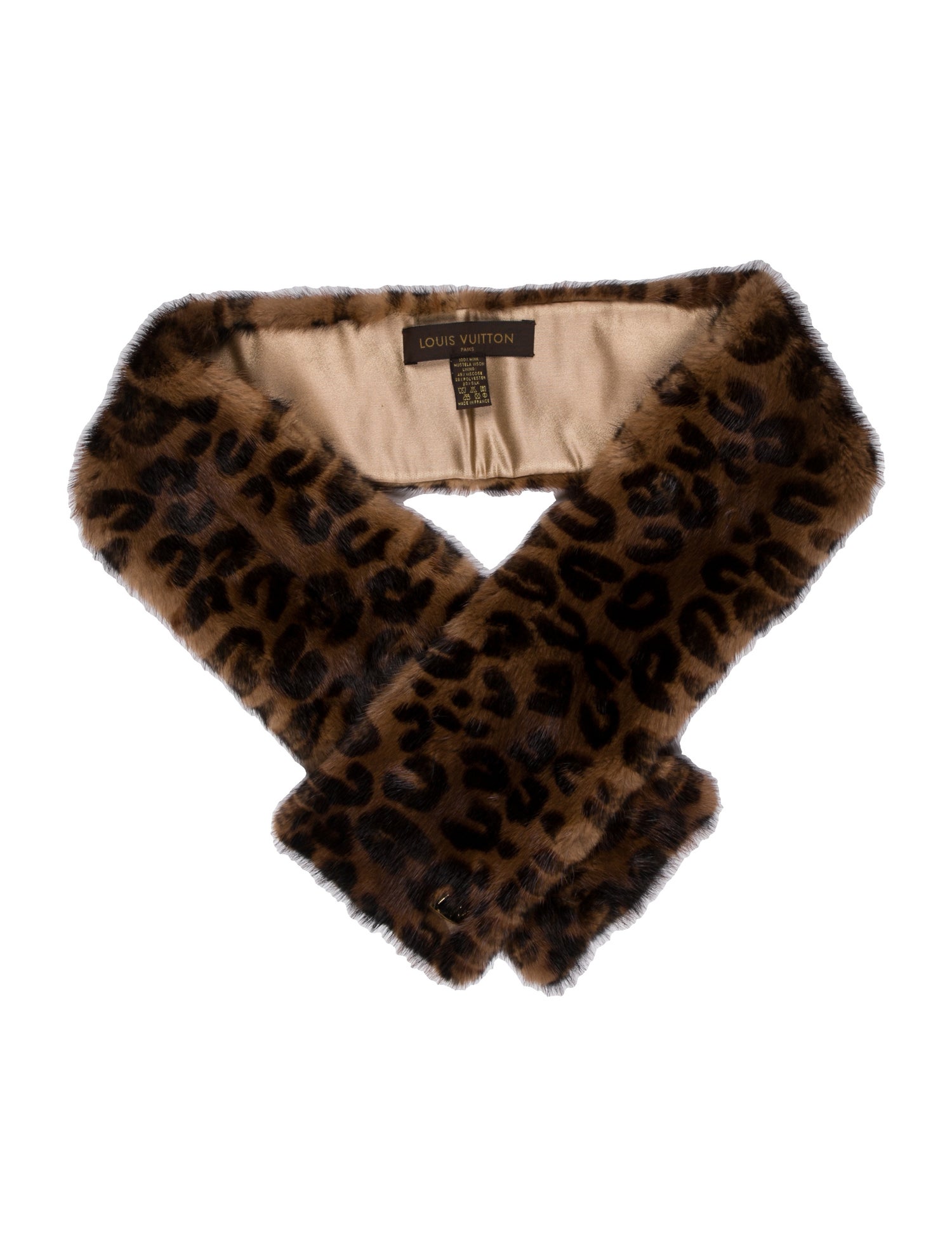 Louis Vuitton Mink LV Monogram Scarf
