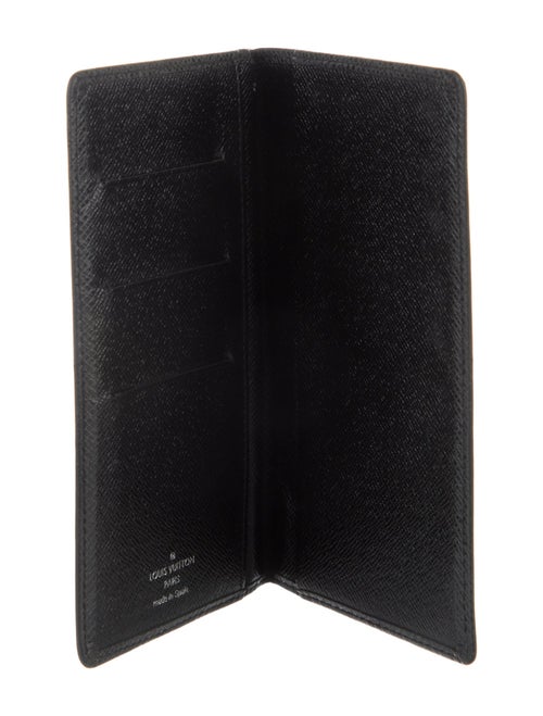 Louis Vuitton 2015 Taiga Leather Checkbook Holder