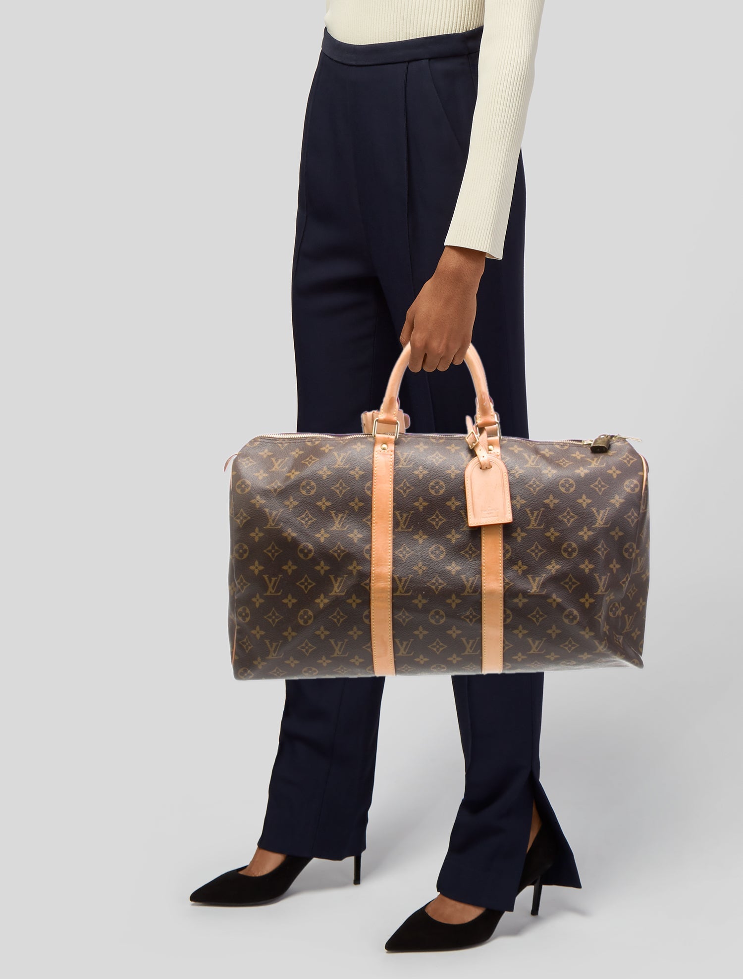 Louis Vuitton LV Monogram Keepall 55