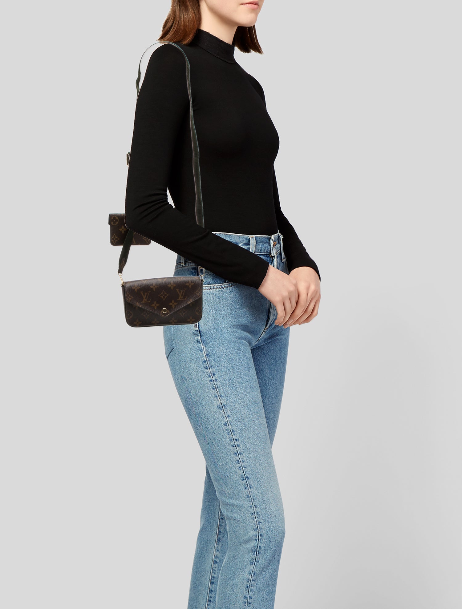 Louis Vuitton LV Monogram Félicie Strap & Go