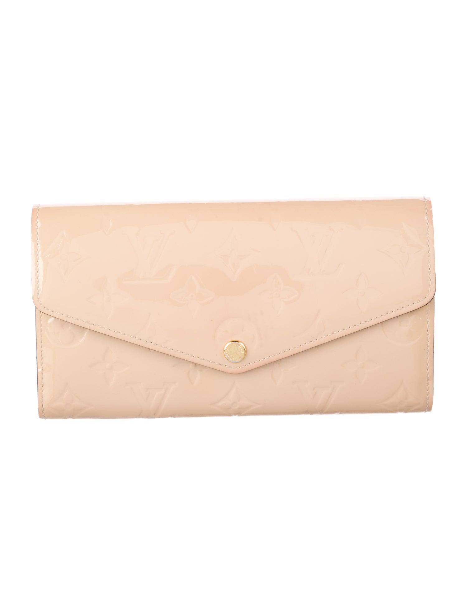 Louis Vuitton LV Monogram Vernis Patent Leather Sarah Wallet