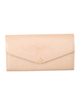 Louis Vuitton LV Monogram Vernis Patent Leather Sarah Wallet