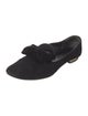 Louis Vuitton Velvet Bow Accents Loafers