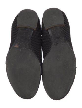 Louis Vuitton Velvet Bow Accents Loafers