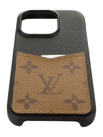 Louis Vuitton Monogram Reverse iPhone 14 Pro Bumper Case