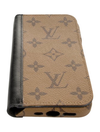 Louis Vuitton Monogram Reverse iPhone 14 Pro Folio Case