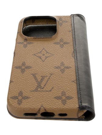 Louis Vuitton Monogram Reverse iPhone 14 Pro Folio Case