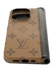 Louis Vuitton Monogram Reverse iPhone 14 Pro Folio Case