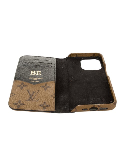 Louis Vuitton Monogram Reverse iPhone 14 Pro Folio Case
