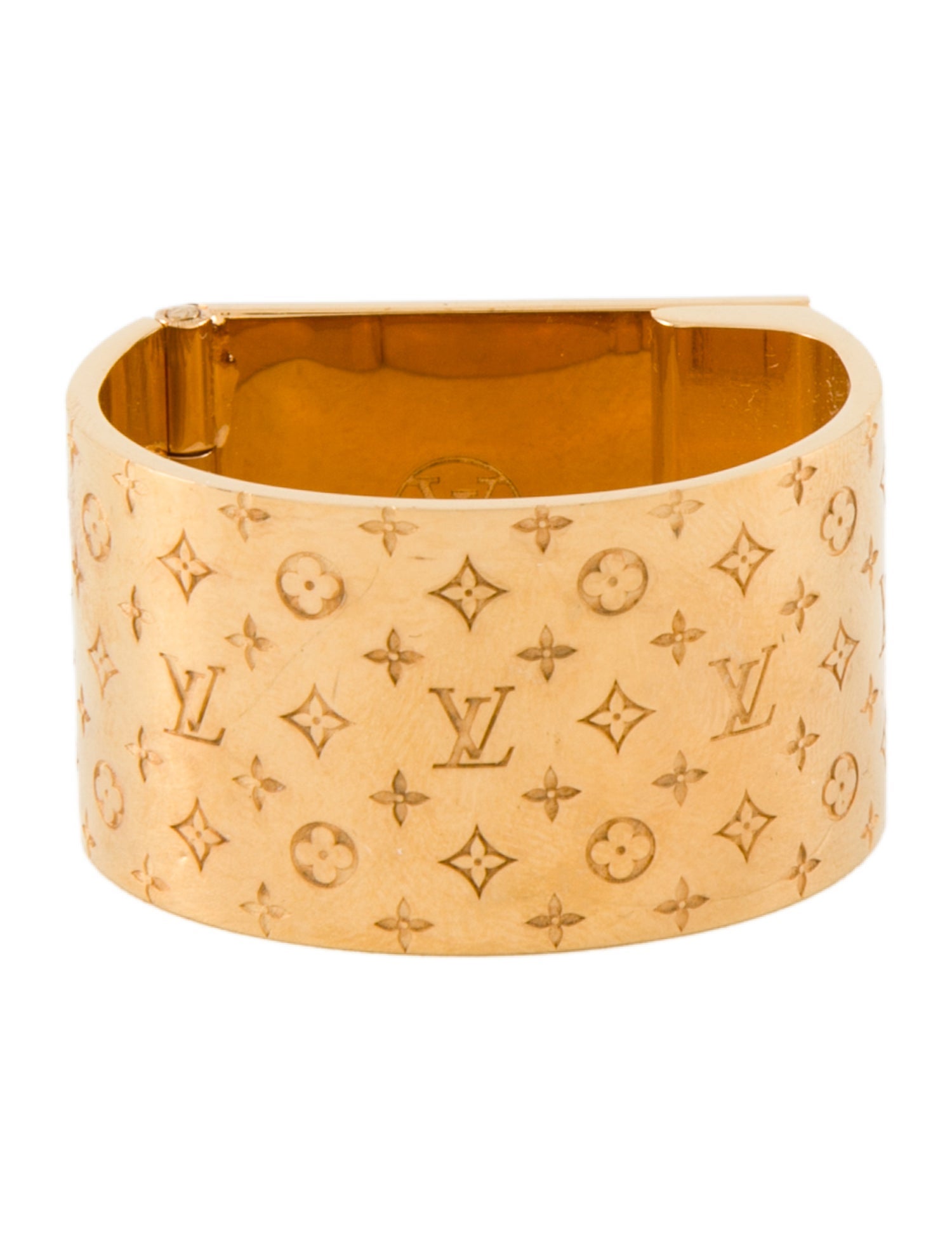 Louis Vuitton Nanogram Scarf Ring Metal Scarf