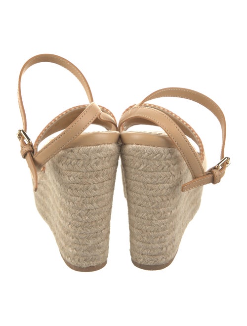 Louis Vuitton Raffia Whipstitch Trim Espadrilles
