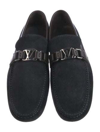 Louis Vuitton Suede Leather Trim Embellishment Drivers