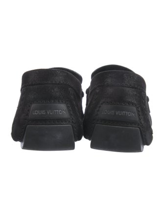 Louis Vuitton Suede Glitter Accents Drivers