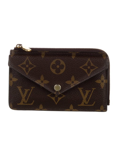 Louis Vuitton LV Monogram Coated Canvas Card Holder Recto Verso