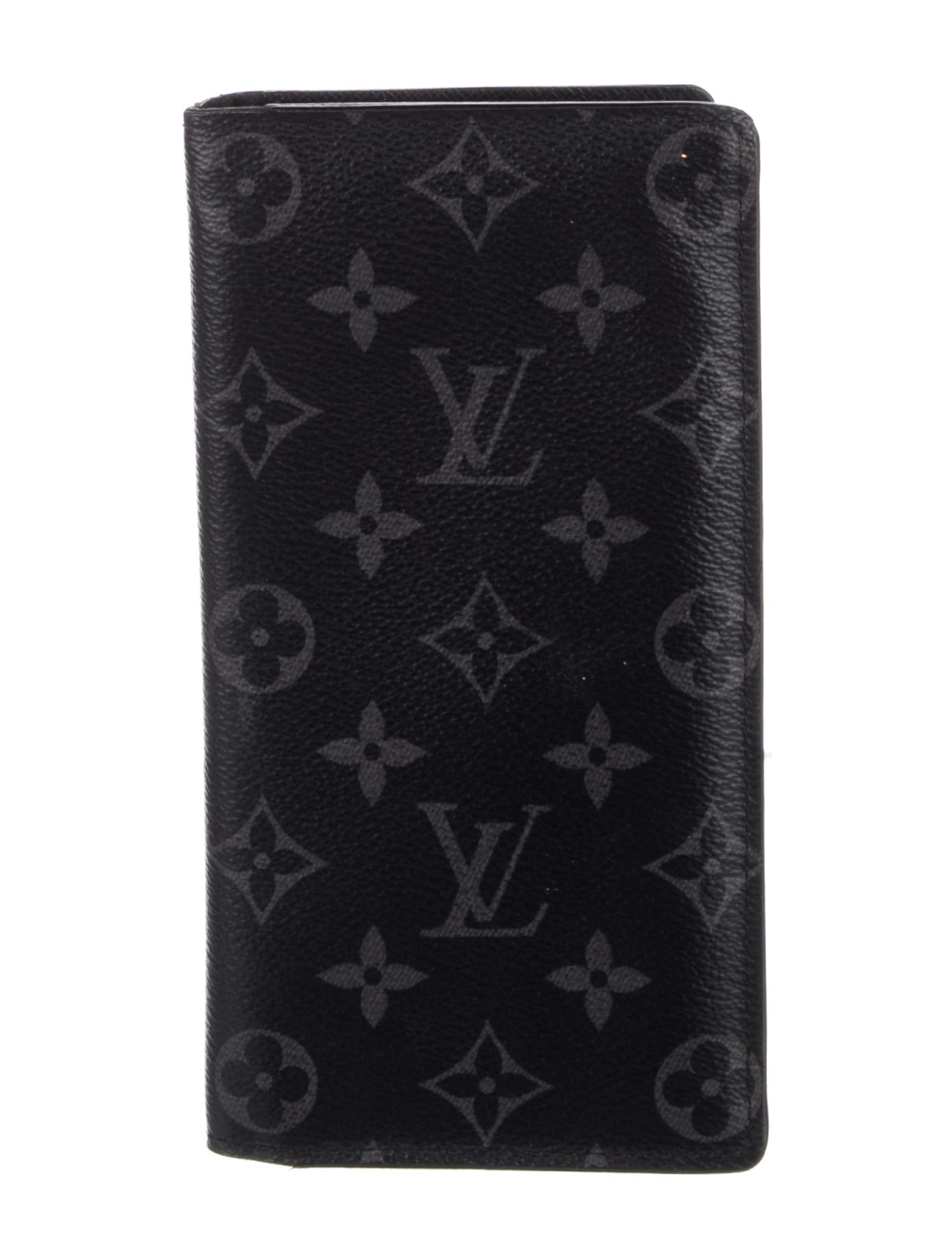 Louis Vuitton Monogram Eclipse Coated Canvas Brazza Wallet