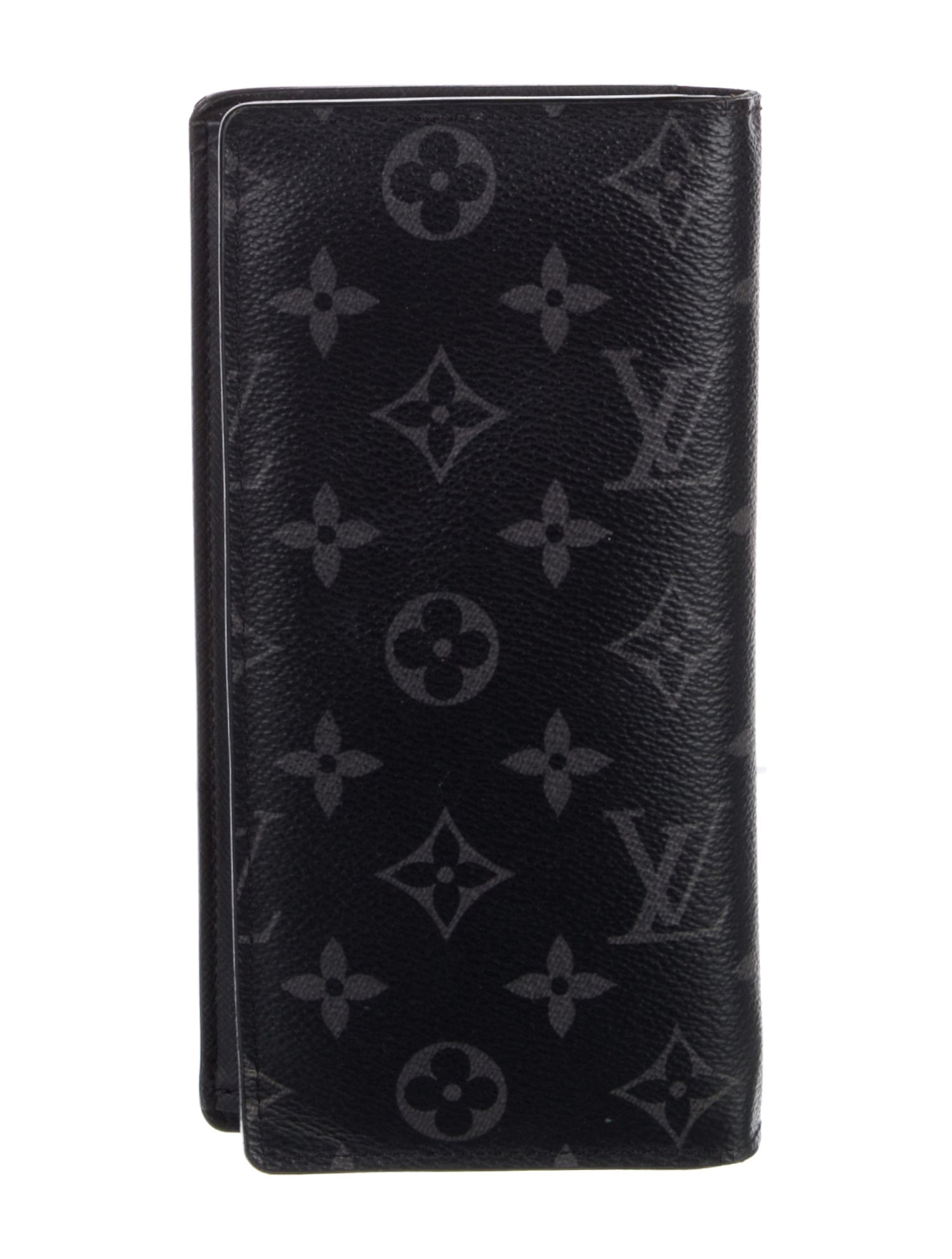 Louis Vuitton Monogram Eclipse Coated Canvas Brazza Wallet