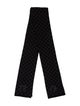 Louis Vuitton Wool Damier Graphite Pattern Scarf