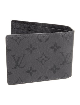 Louis Vuitton Monogram Eclipse Coated Canvas Bifold Wallet