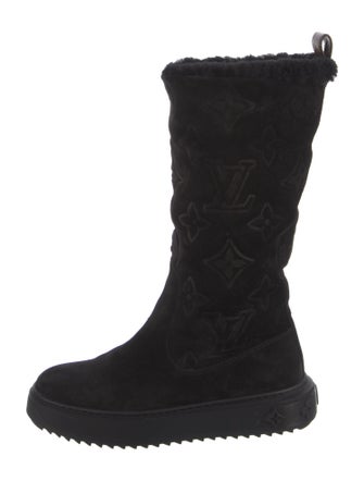 Louis Vuitton LV Monogram Suede Boots
