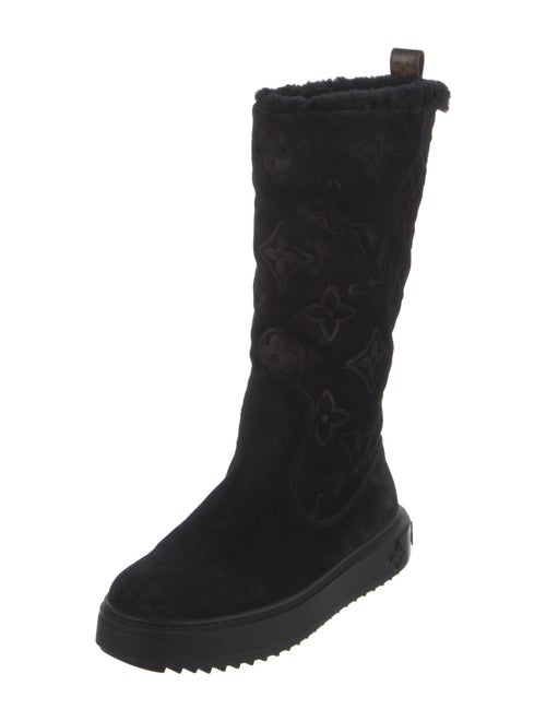 Louis Vuitton LV Monogram Suede Boots