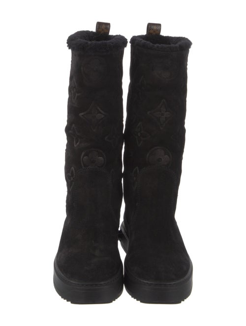 Louis Vuitton LV Monogram Suede Boots