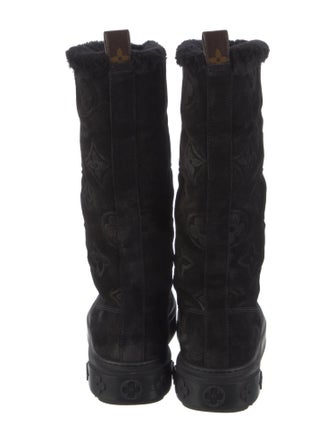 Louis Vuitton LV Monogram Suede Boots