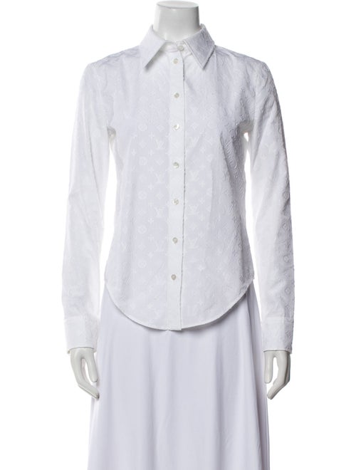 Louis Vuitton 2019 Long Sleeve Button-Up Top