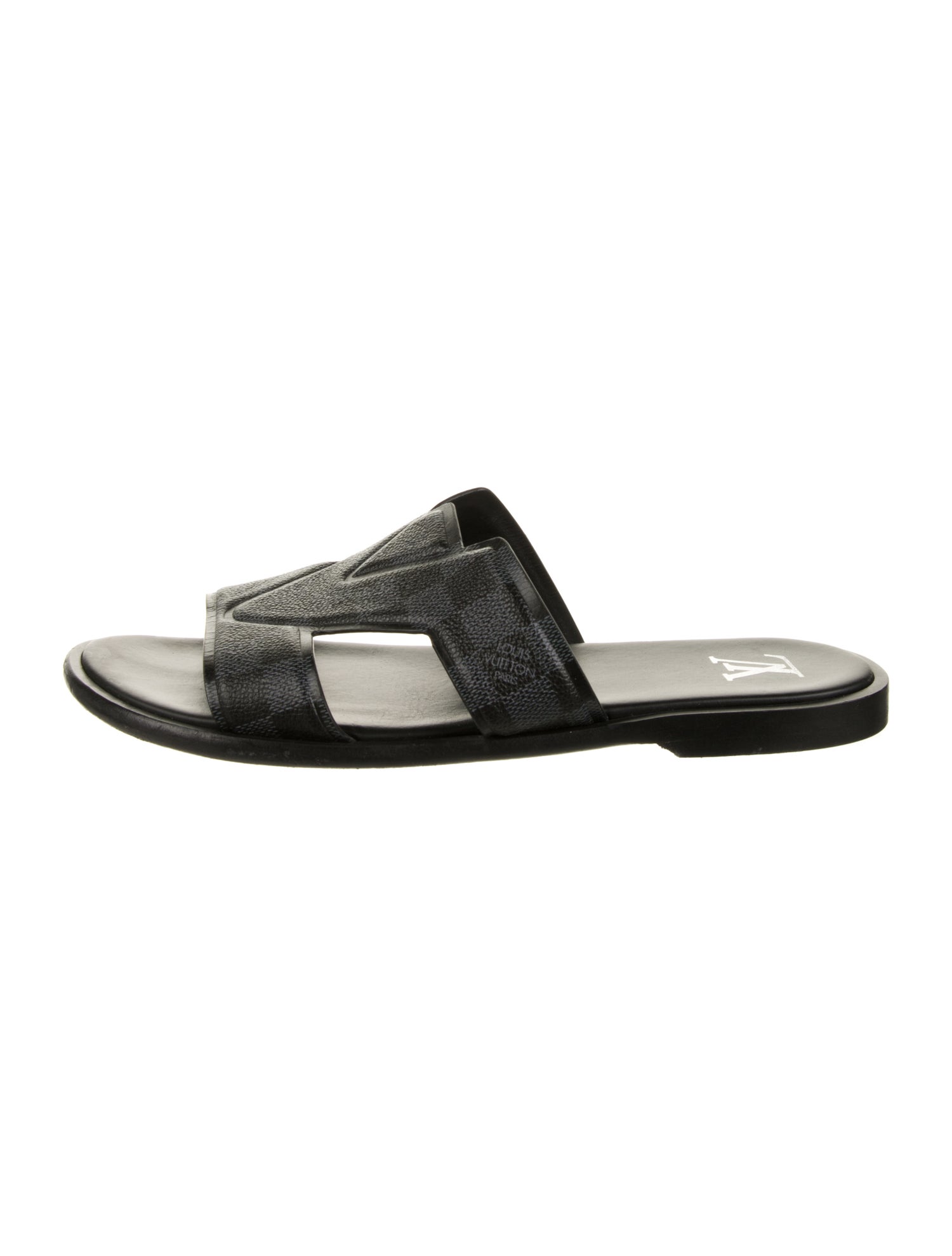 Louis Vuitton Leather Slides