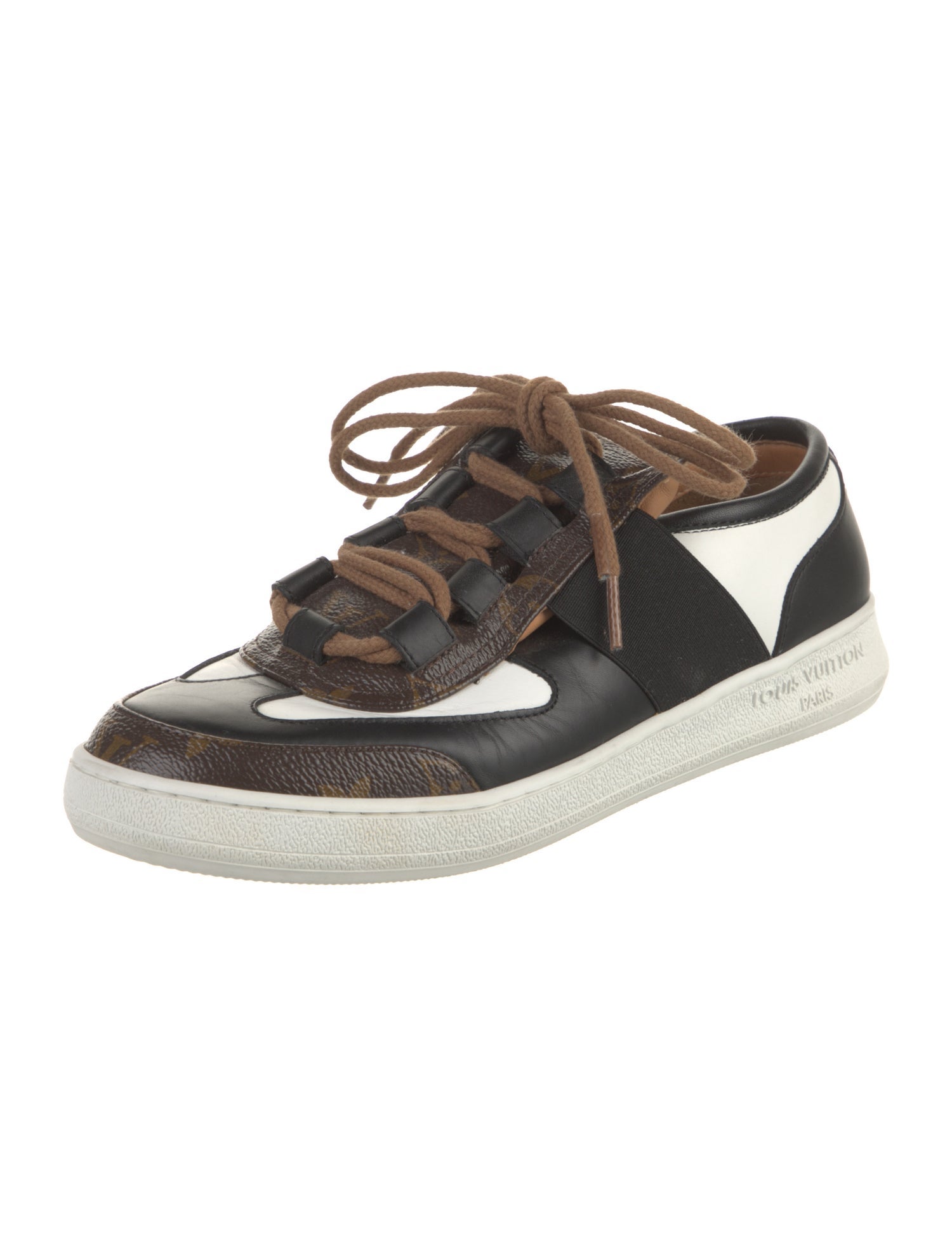 Louis Vuitton Monogram Pattern Leather Sneakers
