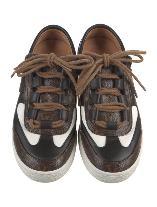 Louis Vuitton Monogram Pattern Leather Sneakers
