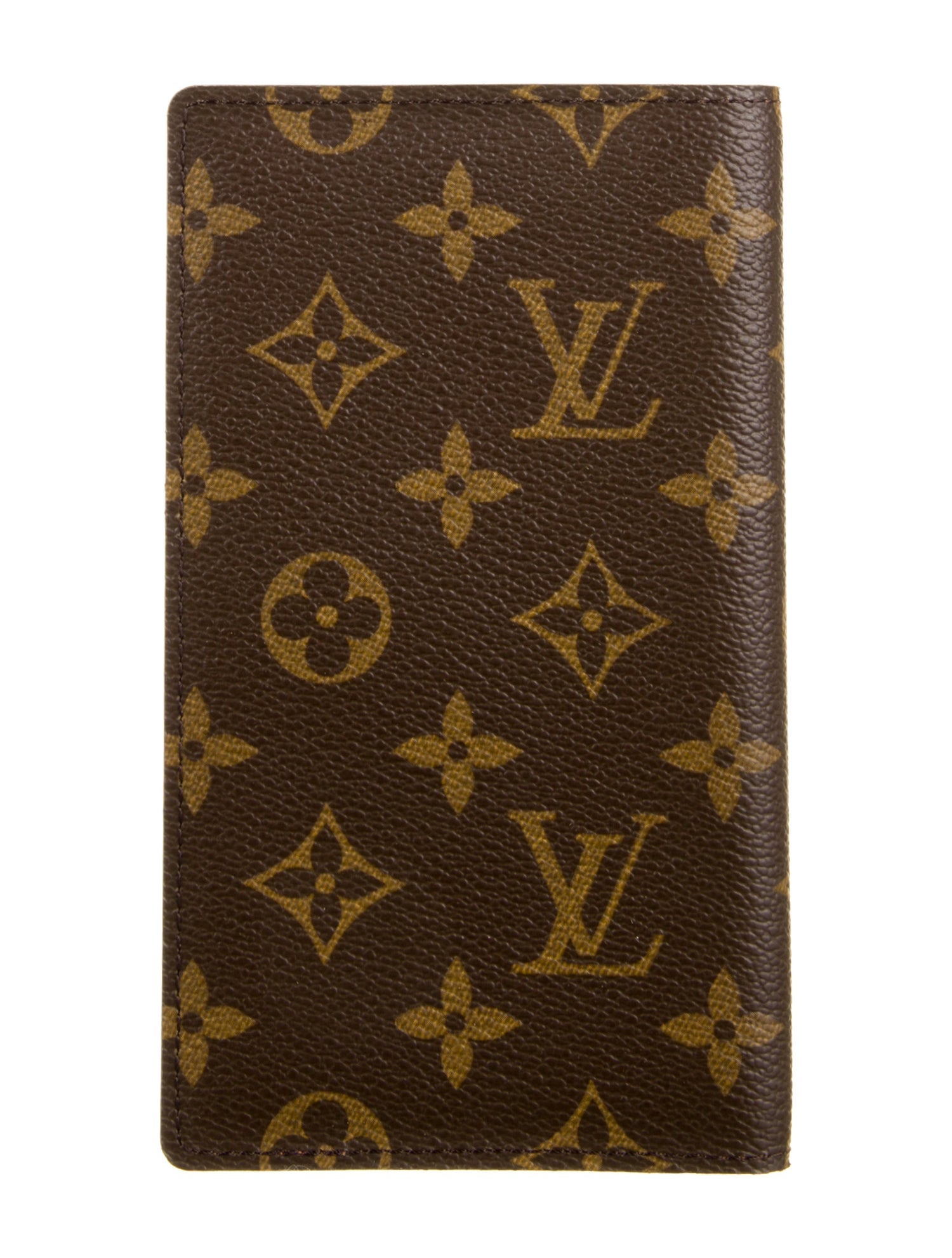 Louis Vuitton Monogram Pattern Coated Canvas Checkbook Holder
