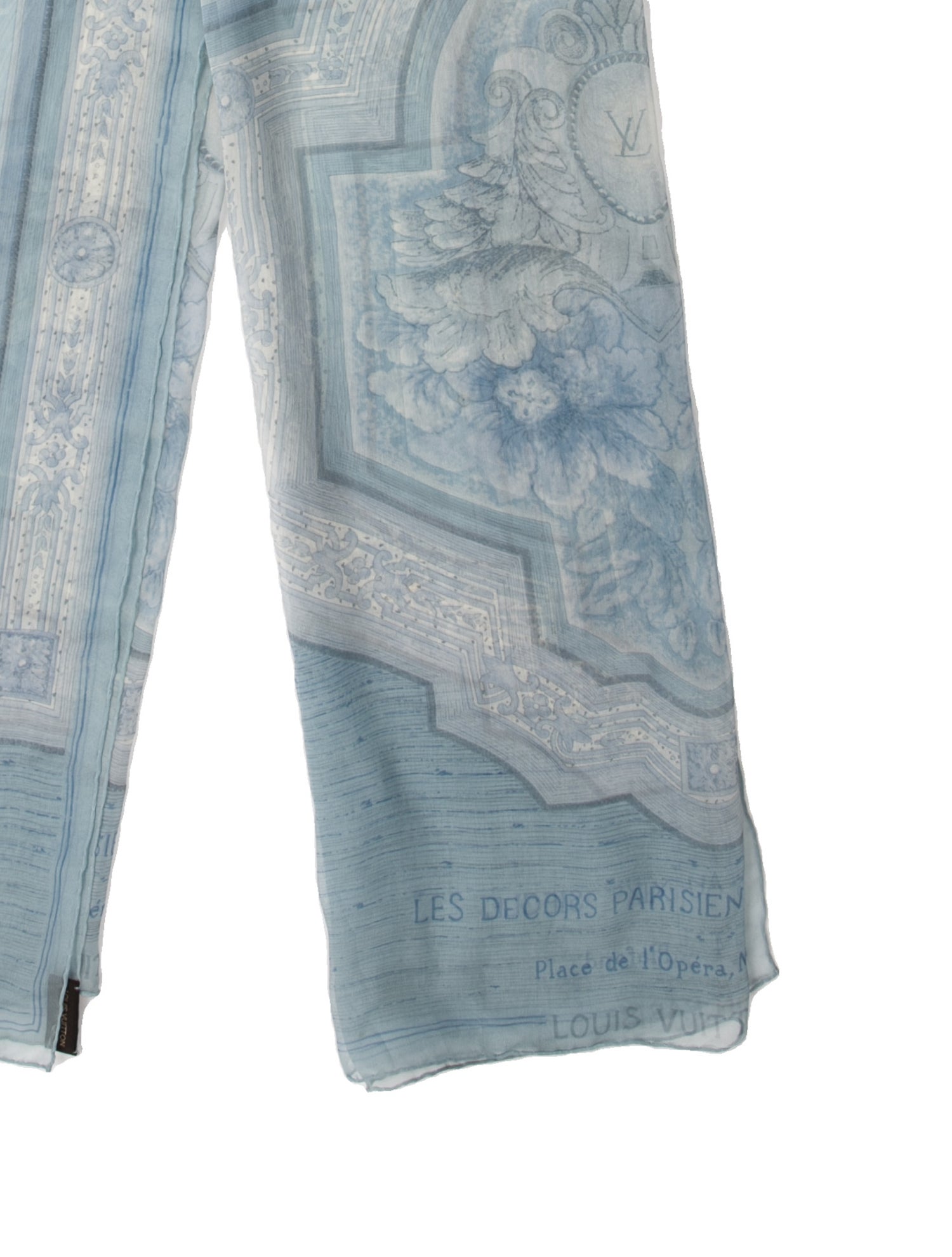 Louis Vuitton Les Decors Parisiens au XIXe Silk Scarf