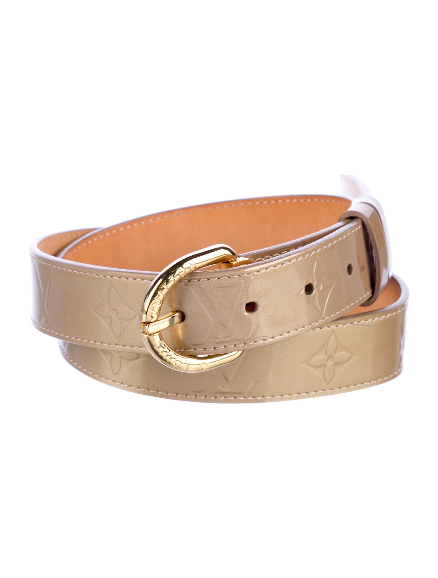 Louis Vuitton 2012 Vernis 30mm Comete Belt Belt