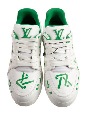 Louis Vuitton LV Trainer Green 'Recycled' Sneakers