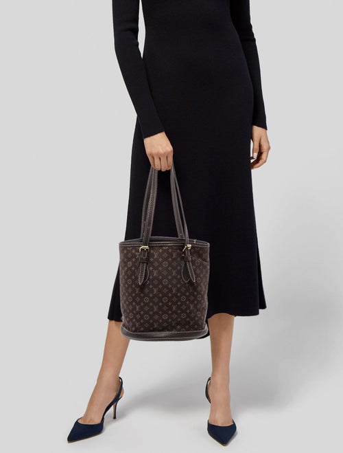 Louis Vuitton Monogram Mini Lin Petit Bucket