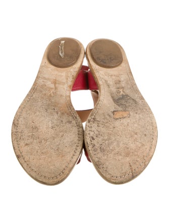 Louis Vuitton Leather Colorblock Pattern Slides