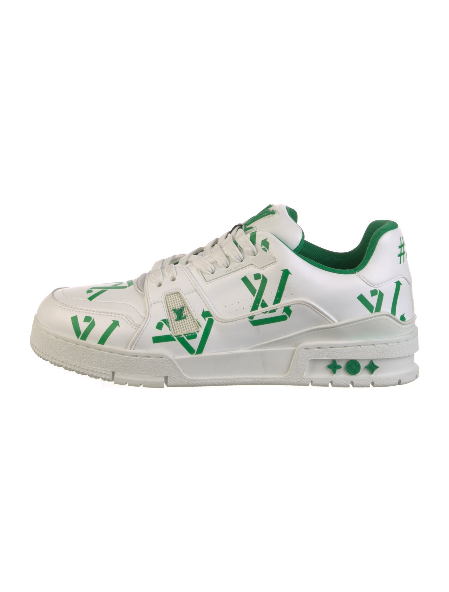 Louis Vuitton LV Trainer Green 'Recycled' Sneakers