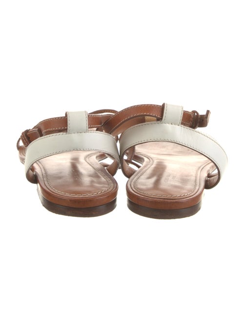 Louis Vuitton LV Monogram Leather T-Strap Sandals
