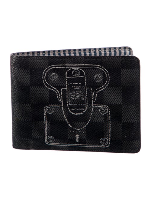 Louis Vuitton 2013 Damier Graphite Pattern Multiple Wallet