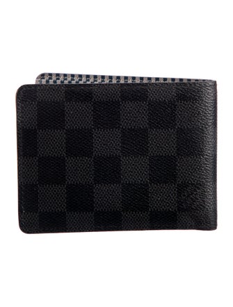 Louis Vuitton 2013 Damier Graphite Pattern Multiple Wallet