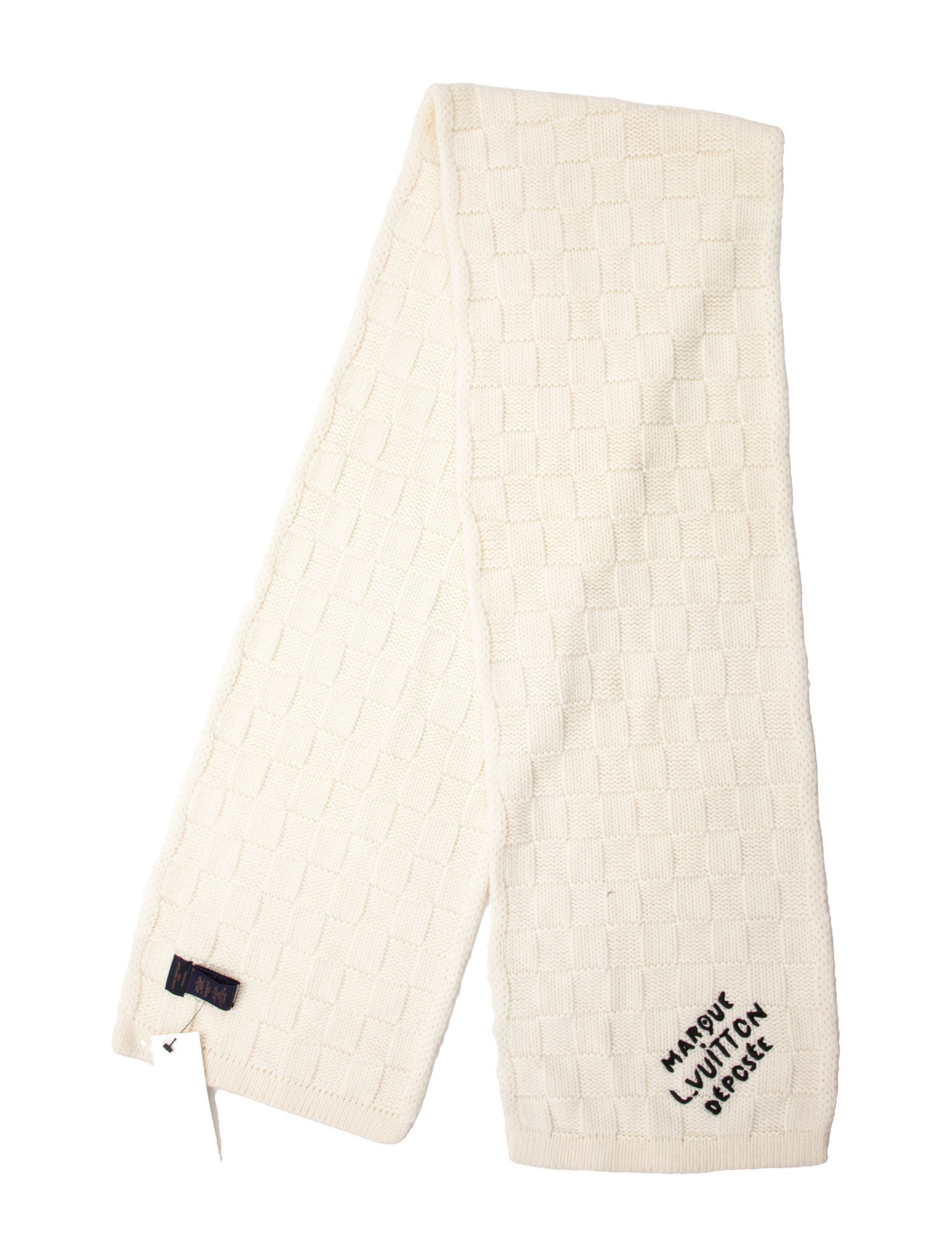 Louis Vuitton Damier Snug Wool Scarf