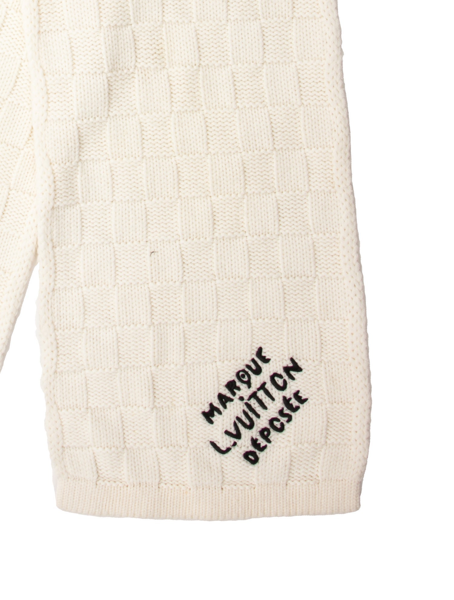 Louis Vuitton Damier Snug Wool Scarf