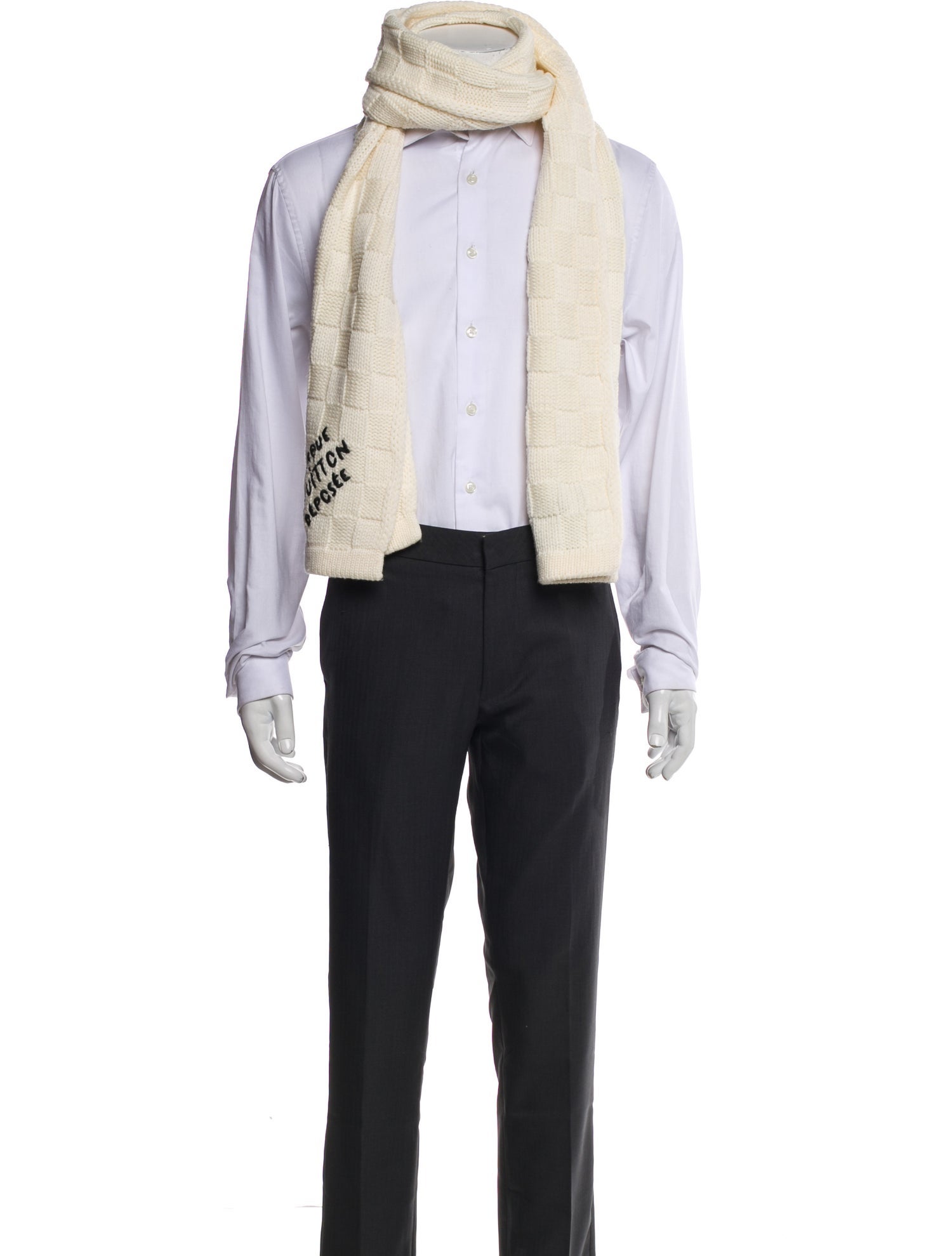 Louis Vuitton Damier Snug Wool Scarf